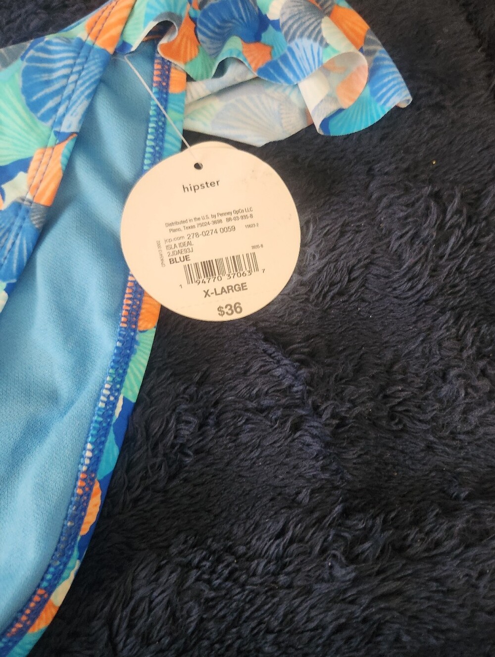 Decree Shell-Print Bikini Bottoms - Picture 5 of 9